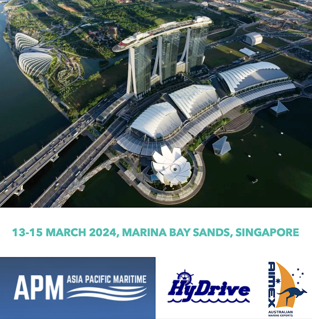 Visit HyDrive in Singapore at Asia Pacific Maritime APM